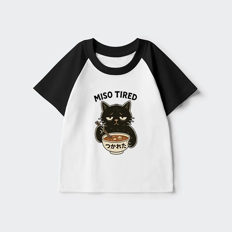 Tokyo-Tiger I’m So Tired Kids Raglan T-shirt Sale