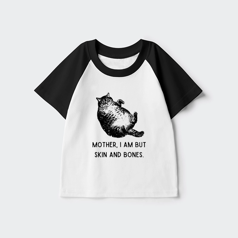 Tokyo-Tiger Overweight Cat And Its Doting Owner Kids Raglan T-shirt