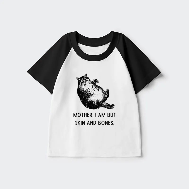 Tokyo-Tiger Overweight Cat And Its Doting Owner Kids Raglan T-shirt