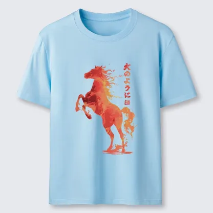 Tokyo-Tiger Fire Horse Japanese Art Classic T-Shirt