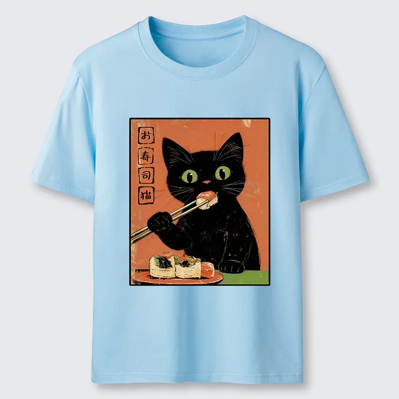 Tokyo-Tiger Japanese Style Sushi Cat Art Classic T-Shirt