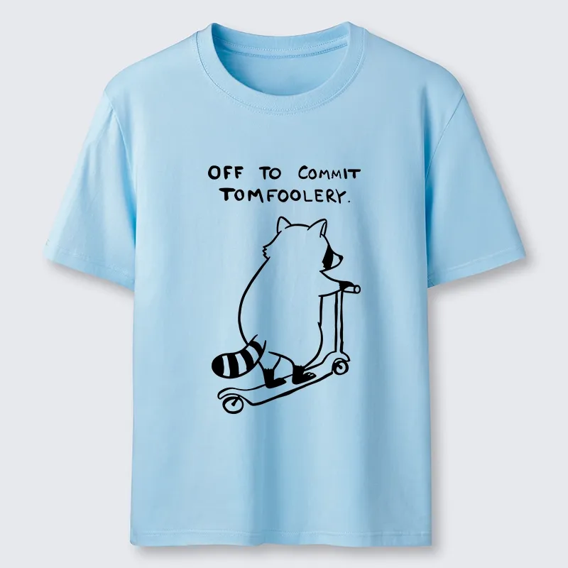 Tokyo-Tiger Scooter Raccoon Funny Meme Classic T-Shirt