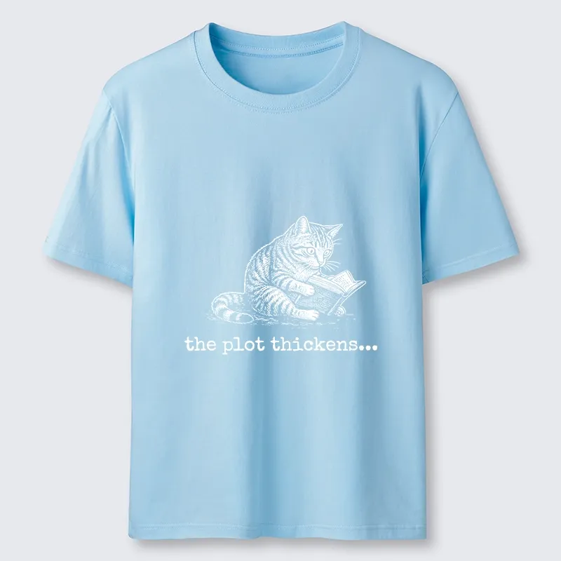 Tokyo-Tiger Meme Cat Reading Mystery Book Classic T-Shirt