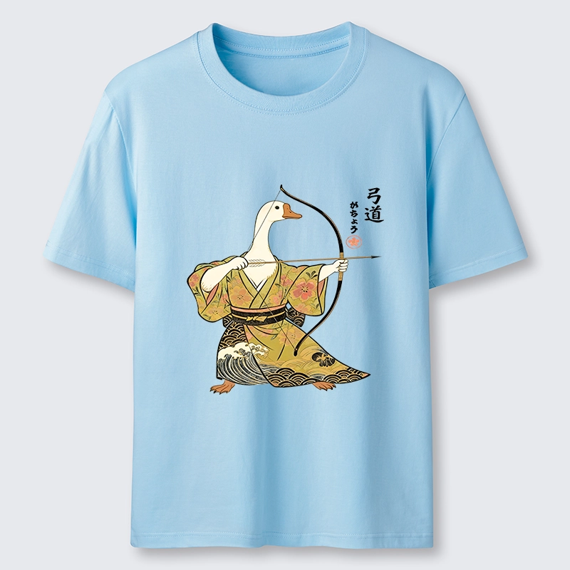 Tokyo-Tiger Goose In Kimono With Bow Classic T-Shirt