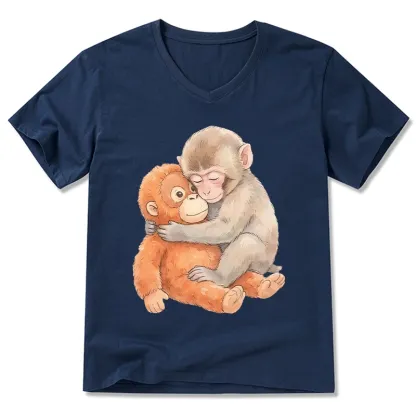 Tokyo-Tiger Poor Punch V-Neck Classic T-Shirt