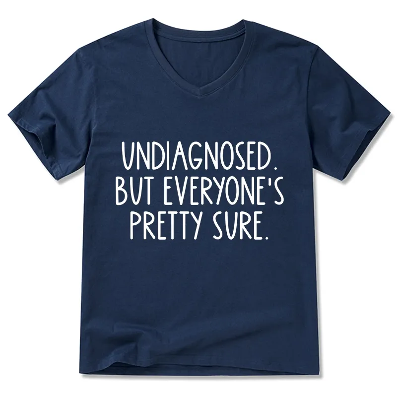 Tokyo-Tiger Self-diagnosed Illness Funny V-Neck Classic T-Shirt