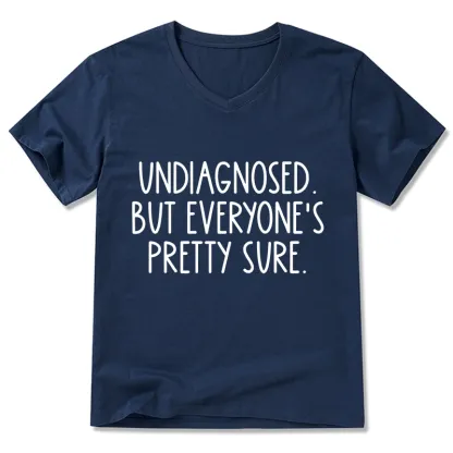 Tokyo-Tiger Self-diagnosed Illness Funny V-Neck Classic T-Shirt