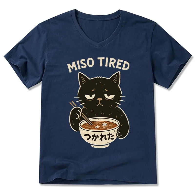 Tokyo-Tiger I’m So Tired V-Neck Classic T-Shirt