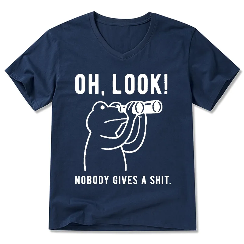 Tokyo-Tiger Frog of Indifference V-Neck Classic T-Shirt