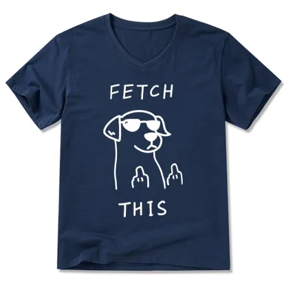 Tokyo-Tiger Rebellious Dog V-Neck Classic T-Shirt