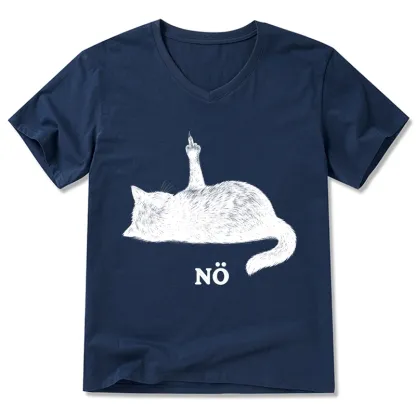 Tokyo-Tiger Cat Refused V-Neck Classic T-Shirt