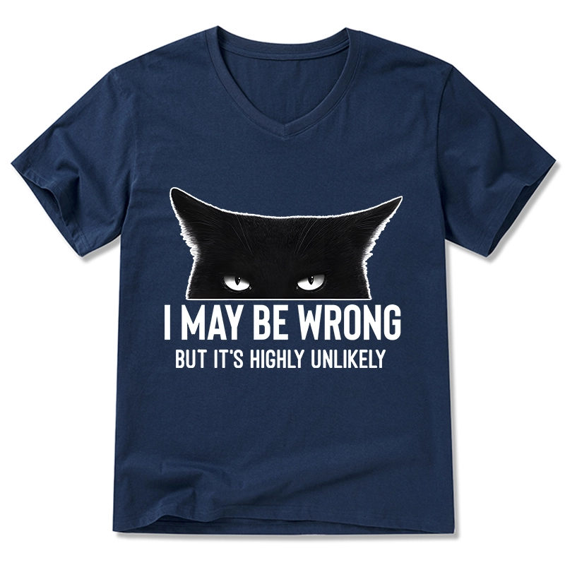 Tokyo-Tiger Cat Can Do No Wrong V-Neck Classic T-Shirt