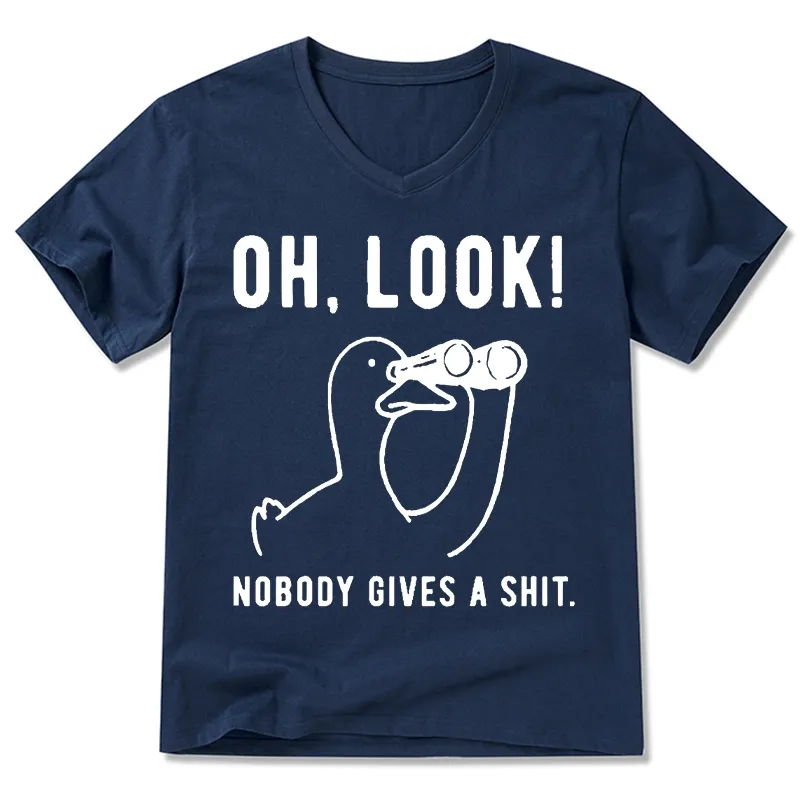 Tokyo-Tiger No One Cares About The Duck V-Neck Classic T-Shirt