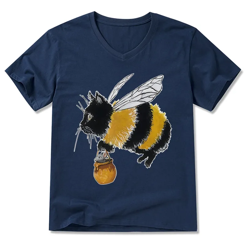 Tokyo-Tiger Catbee Funny V-Neck Classic T-Shirt