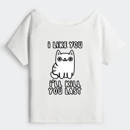 Tokyo-Tiger Cats And Humans Have A Love-hate Relationship Off Shoulder T-Shirt