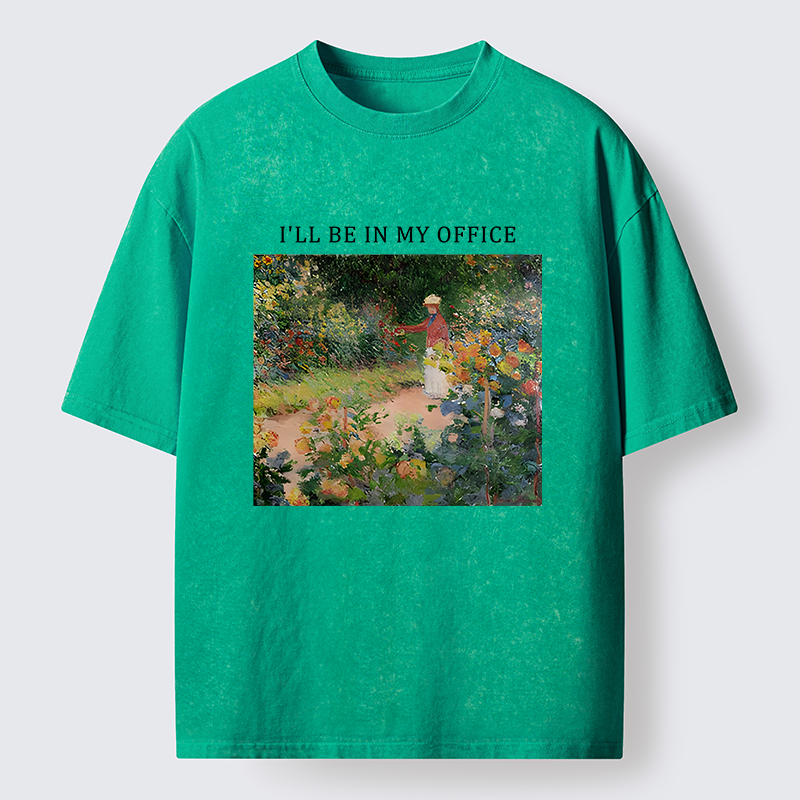 Tokyo-Tiger Planting enthusiasts Washed T-Shirt