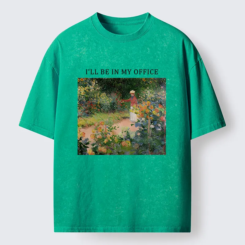 Tokyo-Tiger Planting enthusiasts Washed T-Shirt