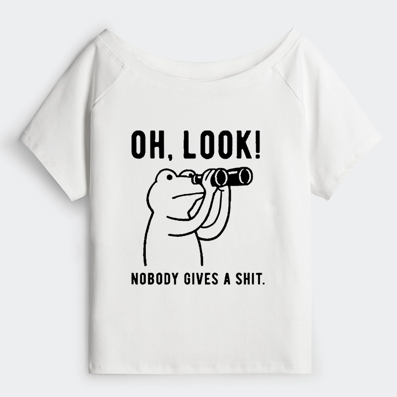 Tokyo-Tiger Frog of Indifference Off Shoulder T-Shirt