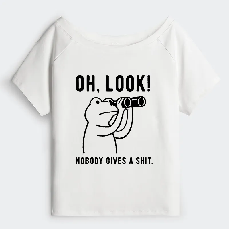 Tokyo-Tiger Frog of Indifference Off Shoulder T-Shirt