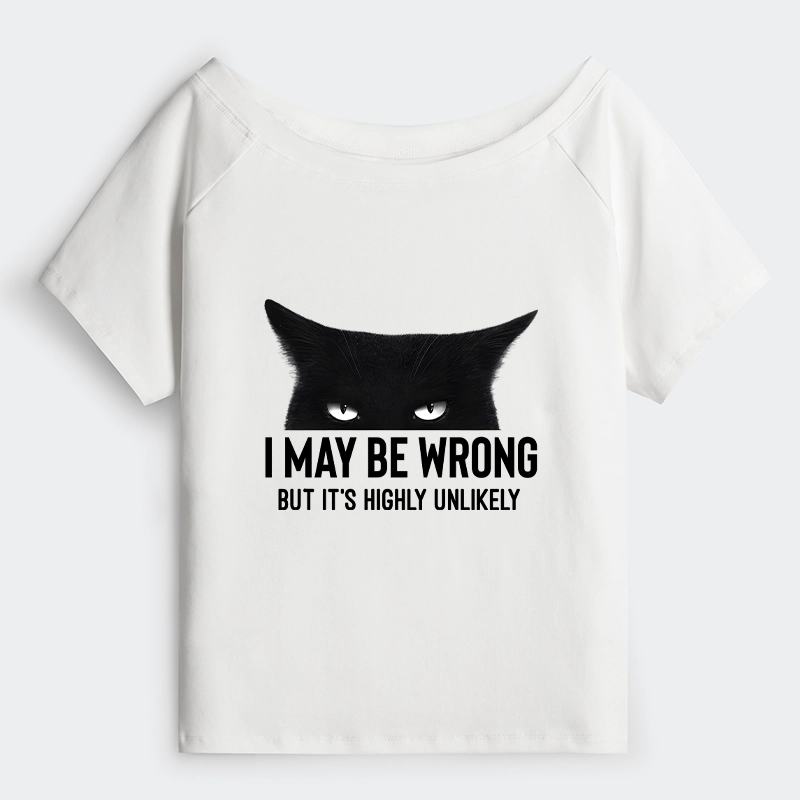 Tokyo-Tiger Cat Can Do No Wrong Off Shoulder T-Shirt