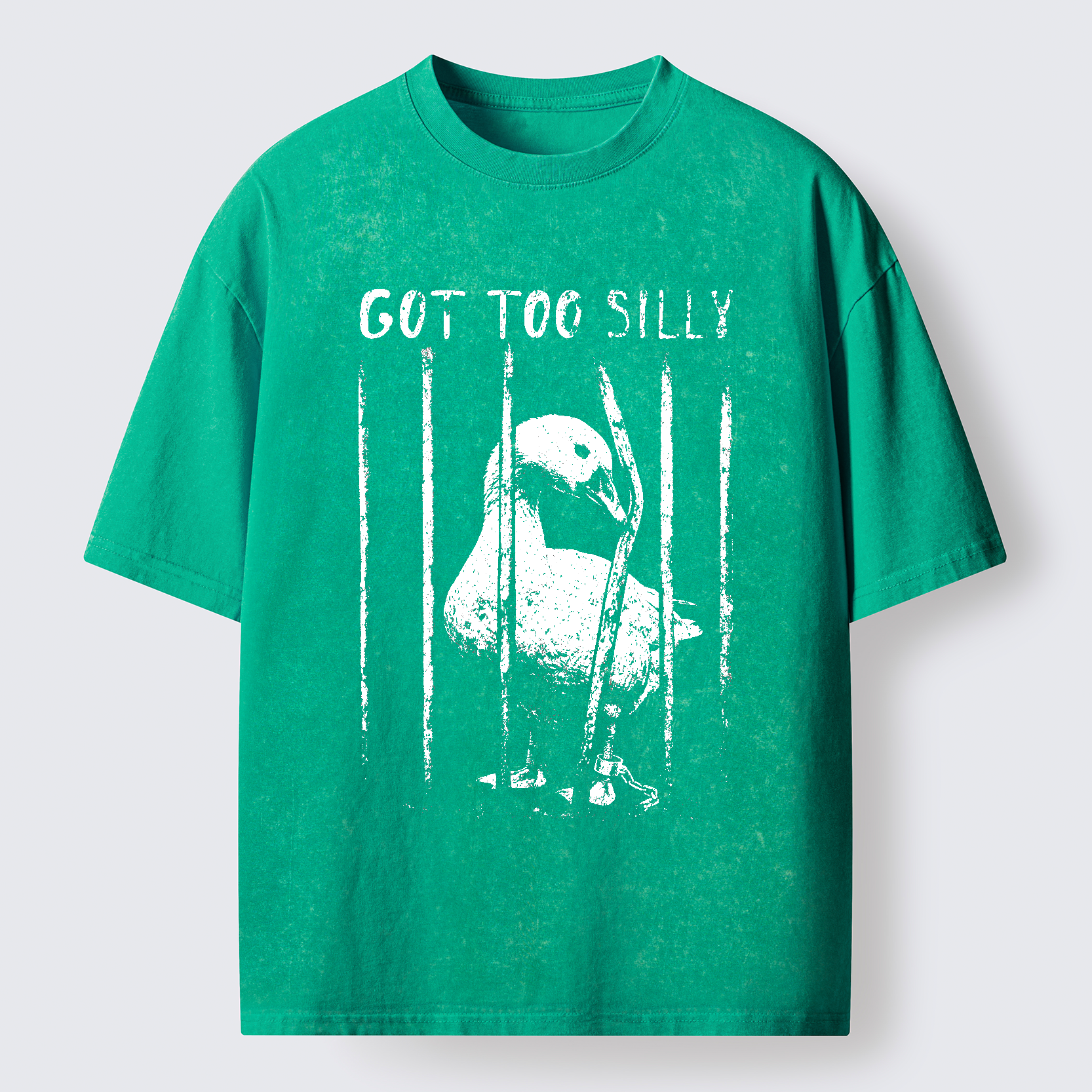Tokyo-Tiger Got Too Silly Goose Washed T-Shirt