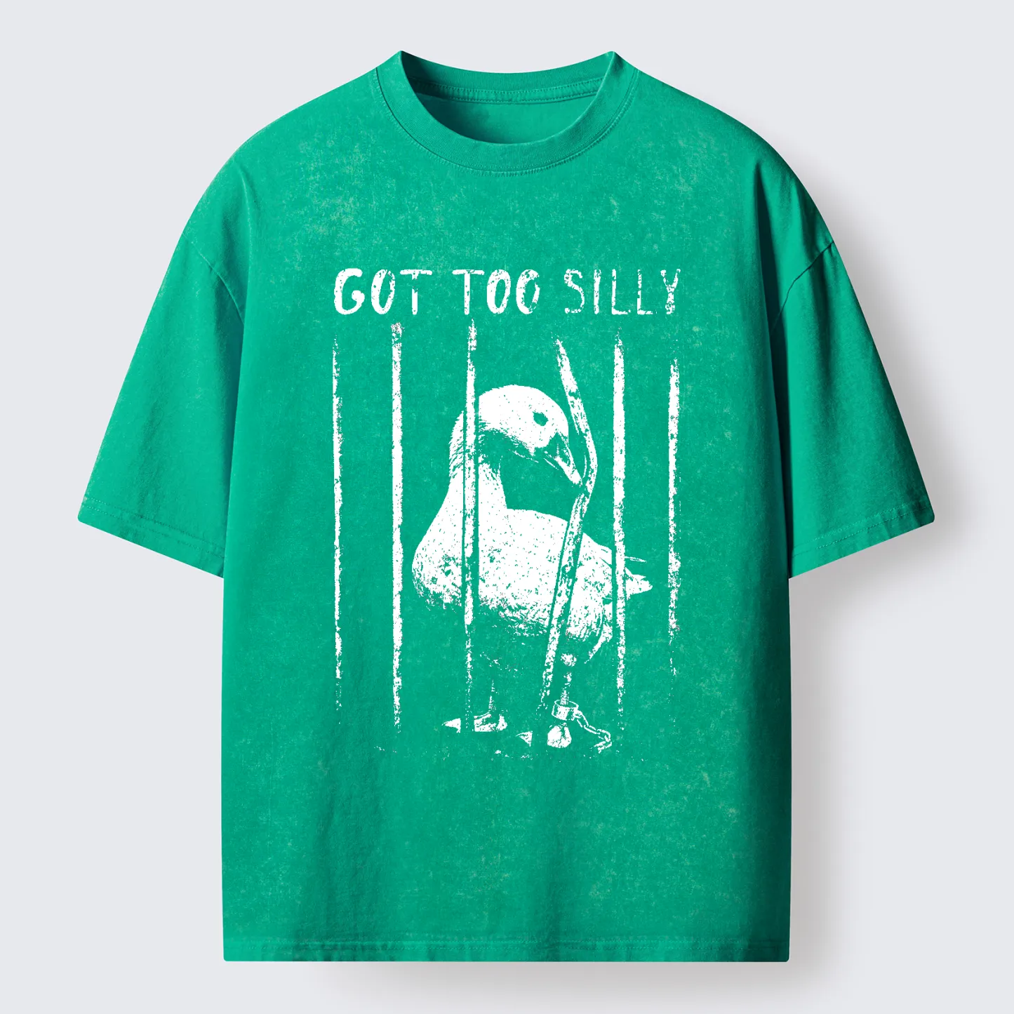 Tokyo-Tiger Got Too Silly Goose Washed T-Shirt