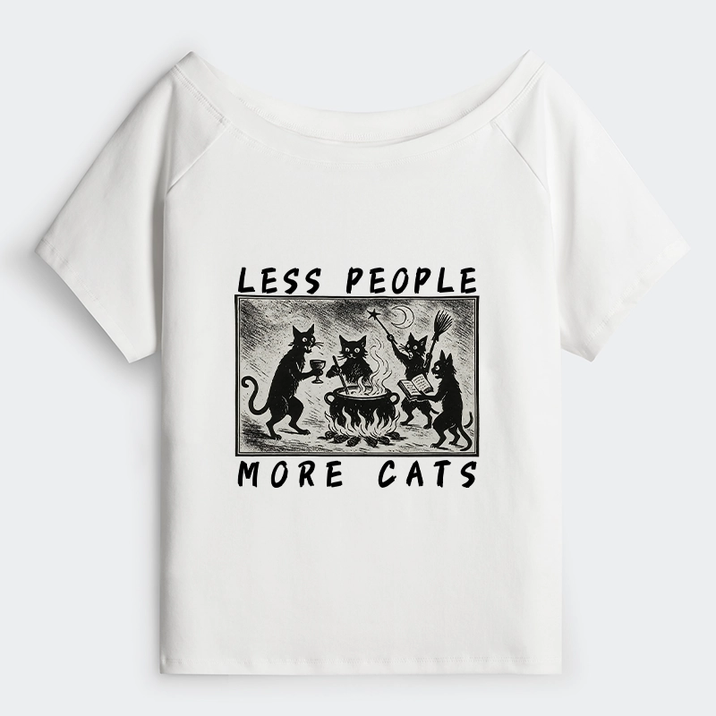 Tokyo-Tiger Cat Sacrifice Ceremony Off Shoulder T-Shirt