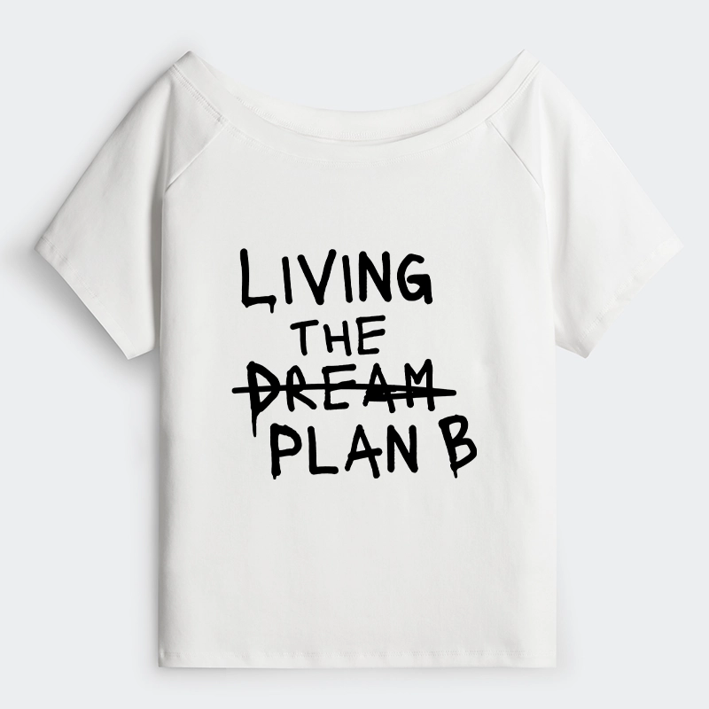 Tokyo-Tiger Implement Plan B Off Shoulder T-Shirt