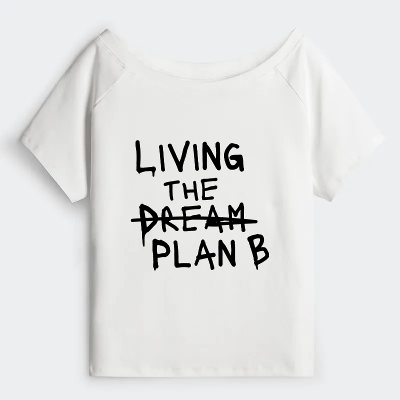 Tokyo-Tiger Implement Plan B Off Shoulder T-Shirt