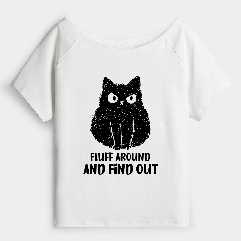 Tokyo-Tiger Consequences Of Fooling Around Off Shoulder T-Shirt