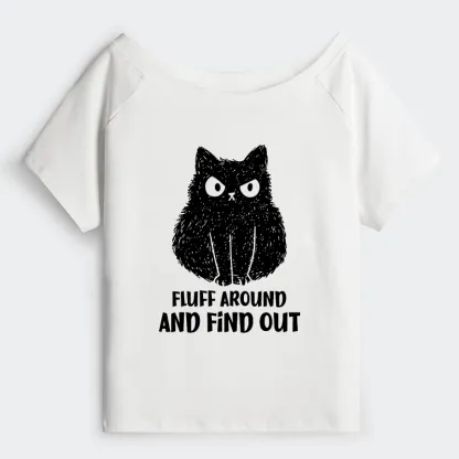 Tokyo-Tiger Consequences Of Fooling Around Off Shoulder T-Shirt