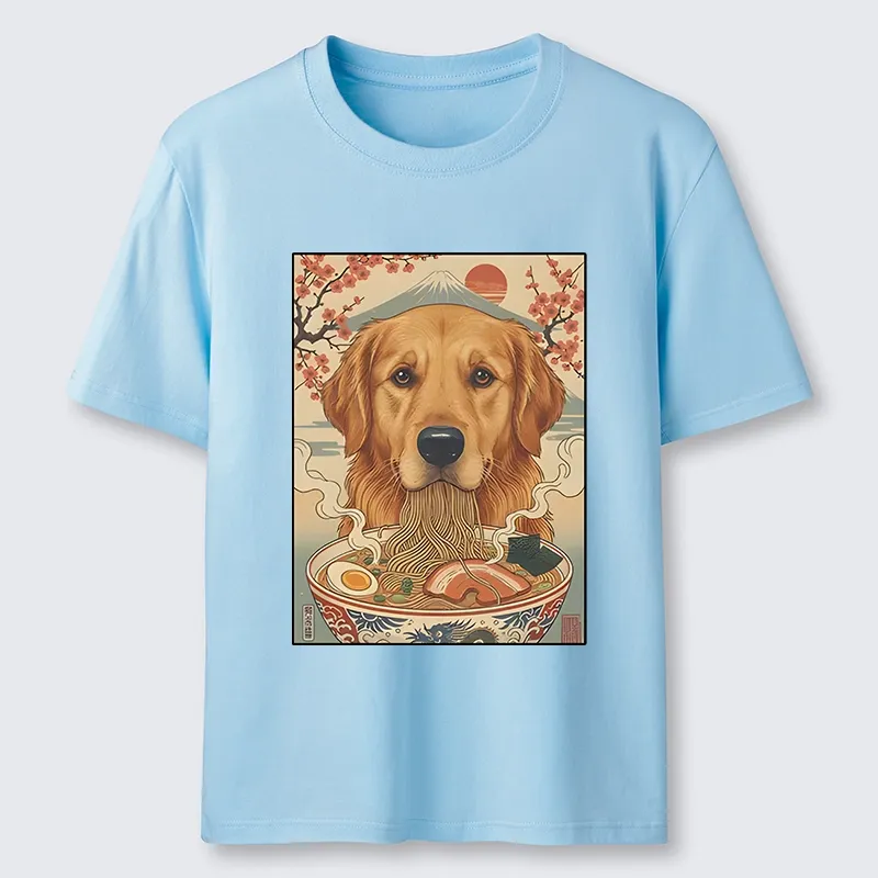 Tokyo-Tiger Japanese Style Dog Ramen Meme Classic T-Shirt