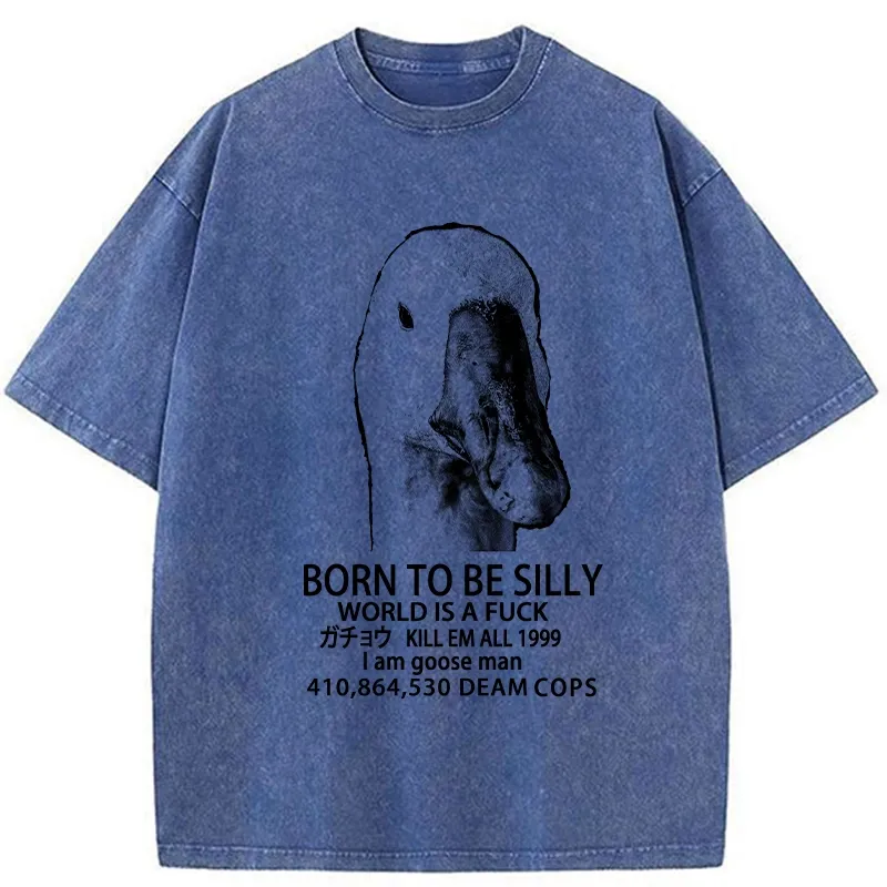 Tokyo-Tiger Born To Be Silly Washed T-Shirt