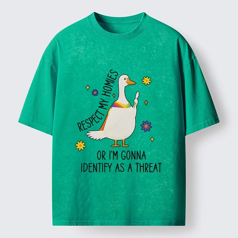 Tokyo-Tiger Goose Pride Art Washed T-Shirt