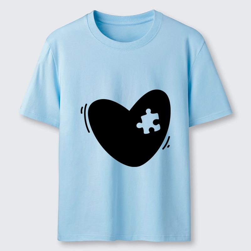 Tokyo-Tiger Cute Heart Puzzle Classic T-Shirt