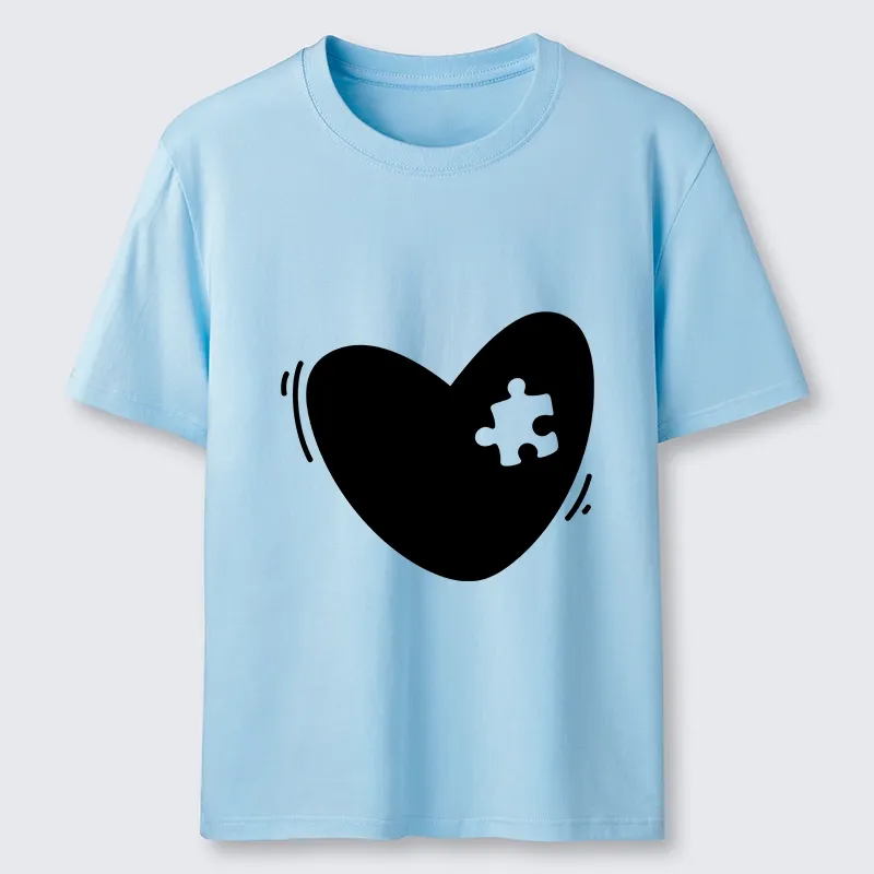 Tokyo-Tiger Cute Heart Puzzle Classic T-Shirt