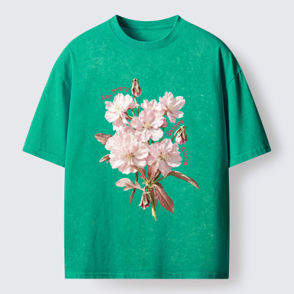 Tokyo-Tiger Let Every Sakura Bloom Washed T-Shirt