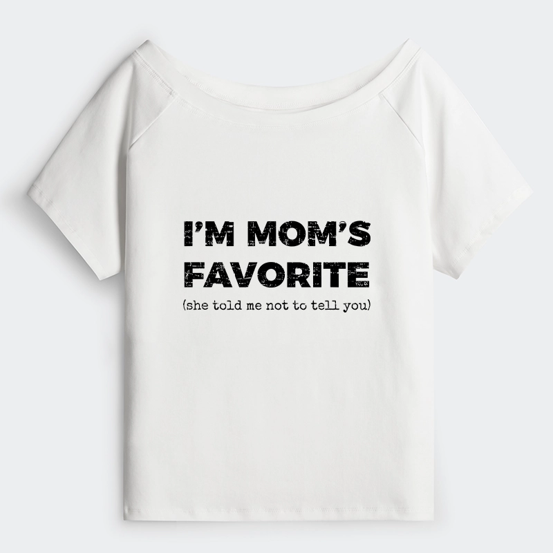 Tokyo-Tiger Mother's Day Jokes Off Shoulder T-Shirt