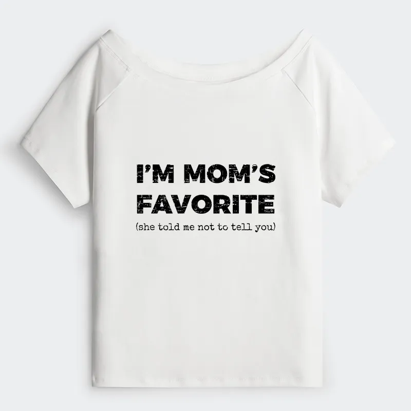 Tokyo-Tiger Mother's Day Jokes Off Shoulder T-Shirt