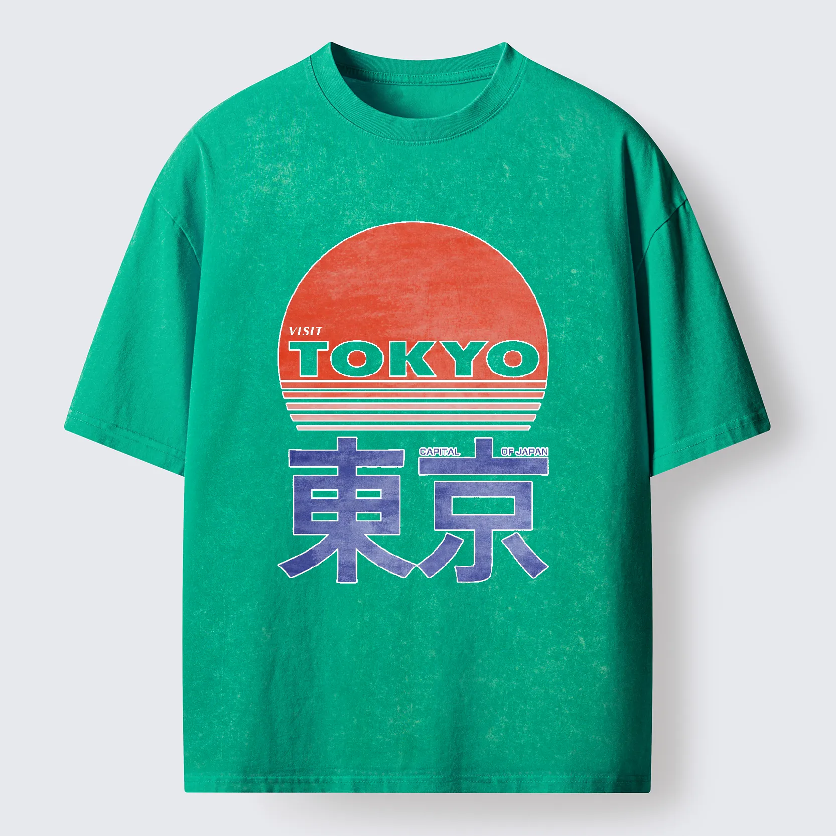 Tokyo-Tiger City Of The Rising Sun Washed T-Shirt