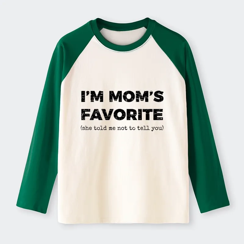 Tokyo-Tiger Mother's Day Jokes Raglan Long Sleeve T-shirt