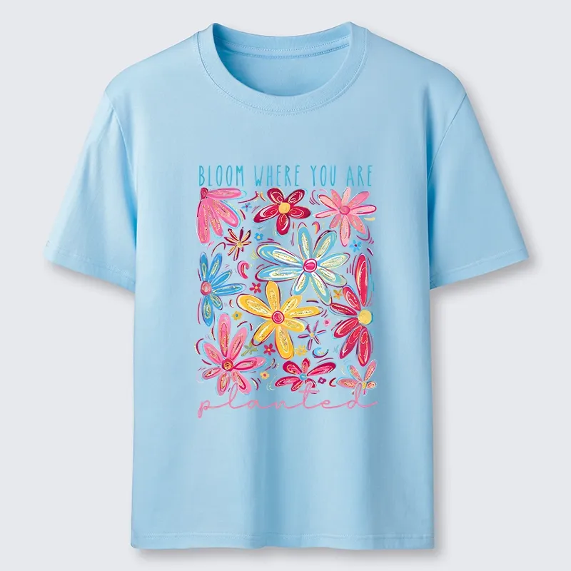 Tokyo-Tiger Positive Flower Vibe Classic T-Shirt