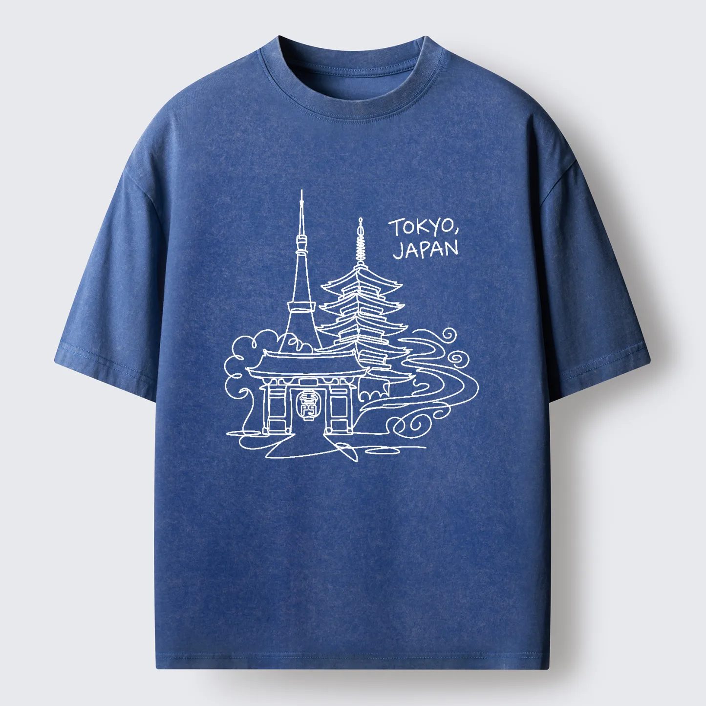 Tokyo-Tiger Tokyo Line Washed T-Shirt