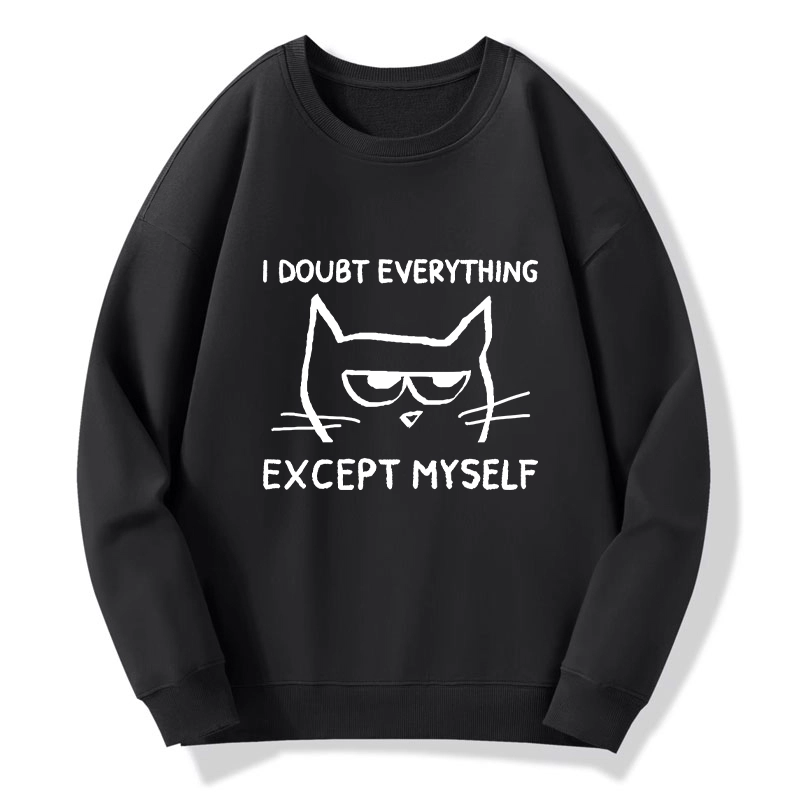 Tokyo-Tiger Confident Kitten Classic Sweatshirt