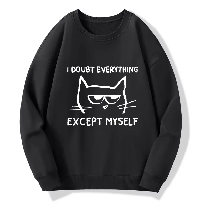 Tokyo-Tiger Confident Kitten Classic Sweatshirt