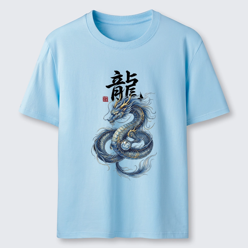 Tokyo-Tiger Mythic Blue Dragon Classic T-Shirt