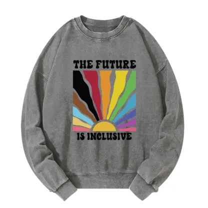 Tokyo-Tiger Pride Future Is Inclusive Washed Sweatshirt