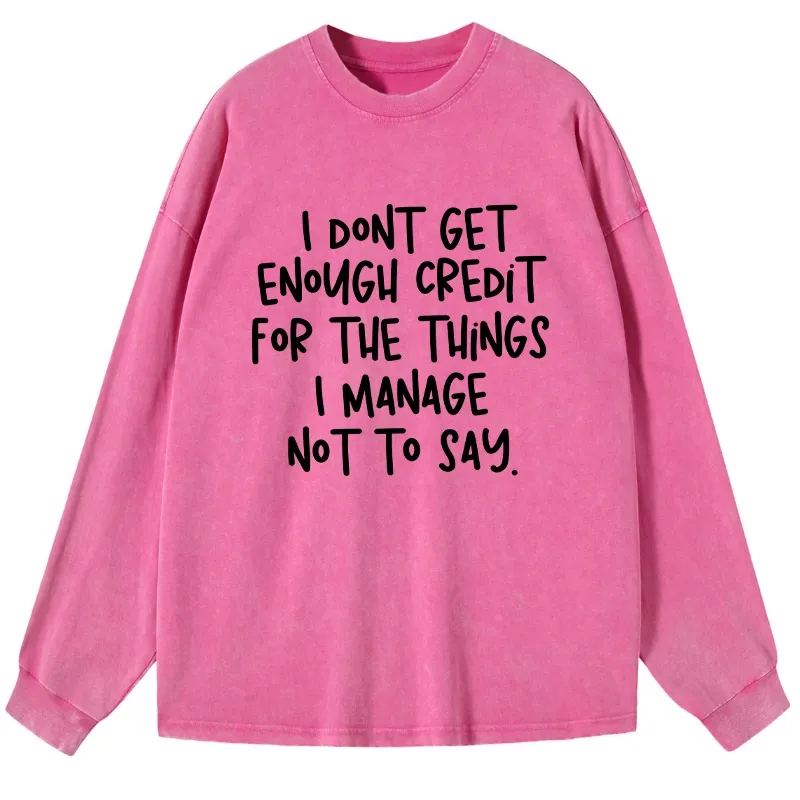 Tokyo-Tiger Saying No Is A Superpower Washed Long Sleeve T-Shirt