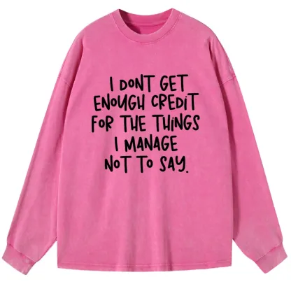 Tokyo-Tiger Saying No Is A Superpower Washed Long Sleeve T-Shirt