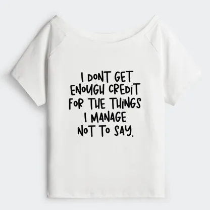 Tokyo-Tiger Saying No Is A Superpower Off Shoulder T-Shirt